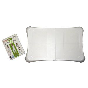 Wii Balance Board & Wii Fit Plus 2009 Video Game - Nintendo Wii Fitness Bundle